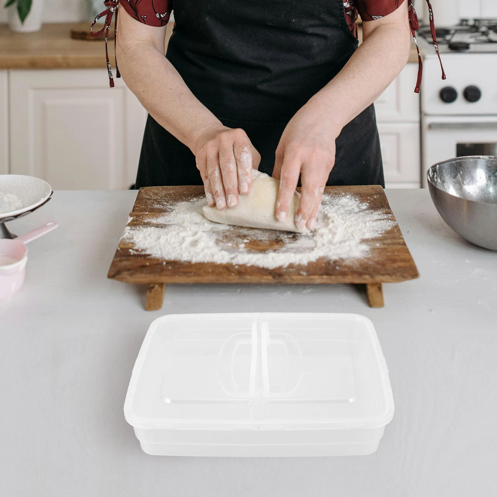 Лоток для теста пиццы контейнер расстойки коробки хлеба с крышкой контейнеры