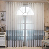 white gradient tulle sheer curtains for living room kitchen voile curtains bedroom decoration window treatments blinds panel