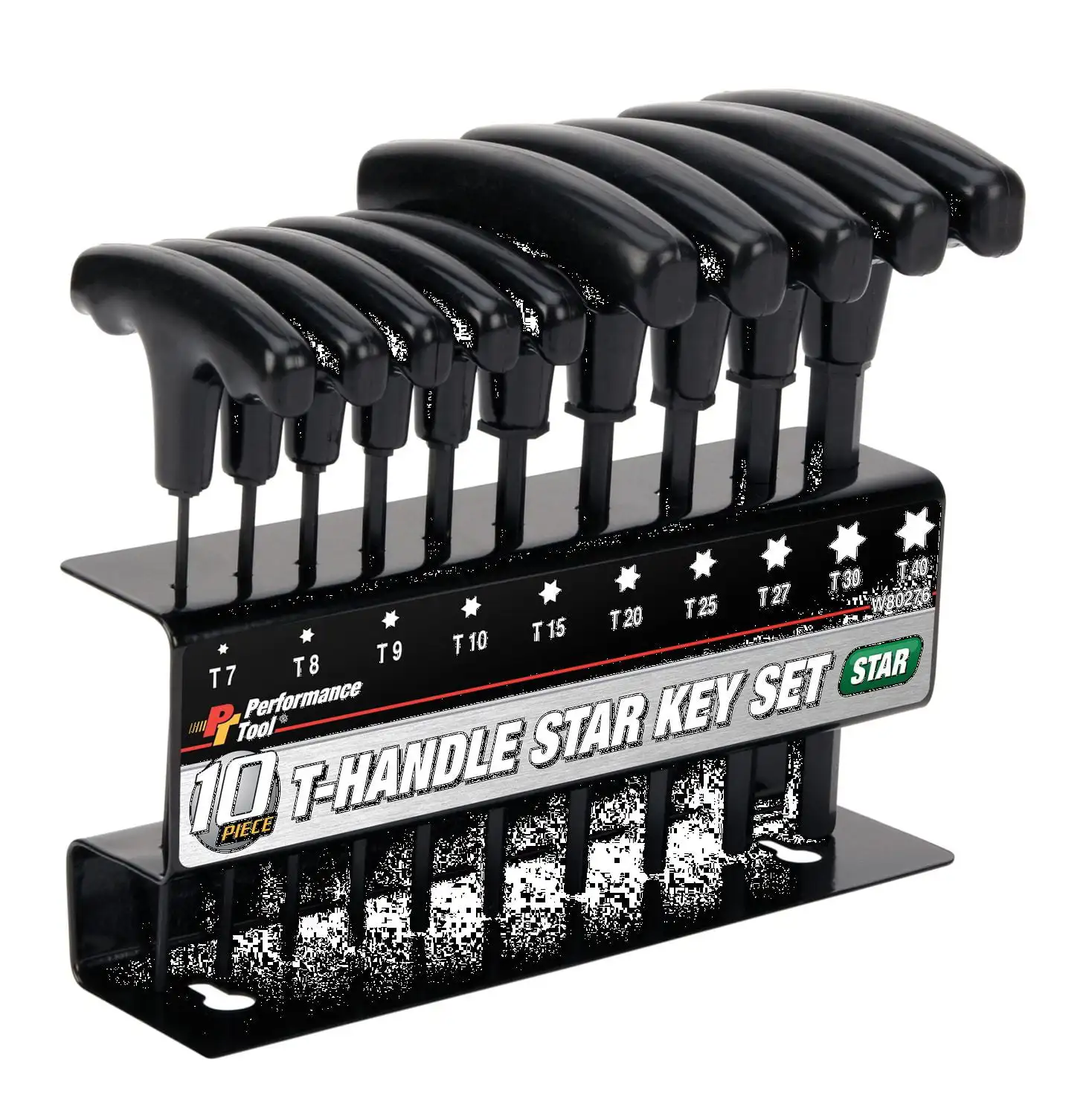 

W80276 10pc T-Handle Stardriver Set