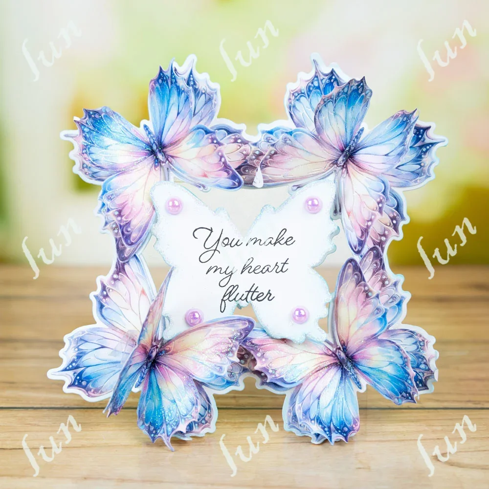 Ботанический лук в форме металла трафареты для DIY скрапбукинг украшение