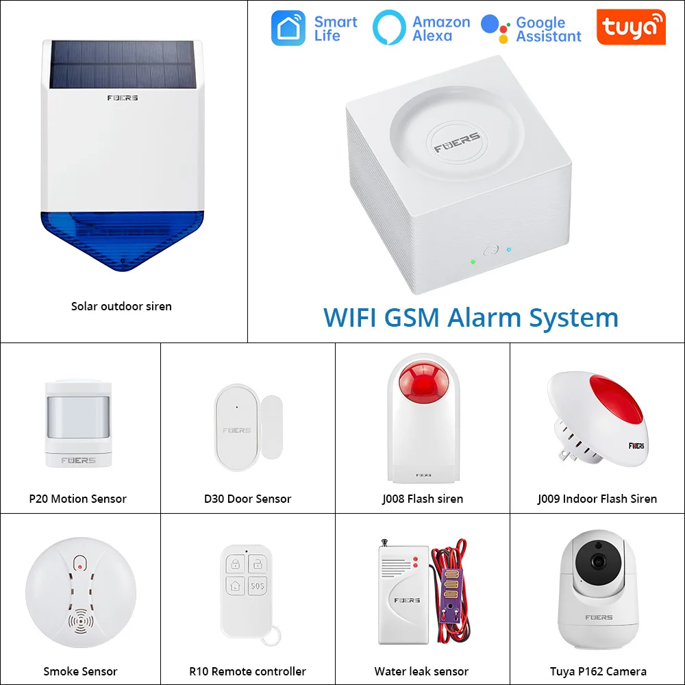 

Охранная сигнализация Fuers G95 с поддержкой Wi-Fi и GSM