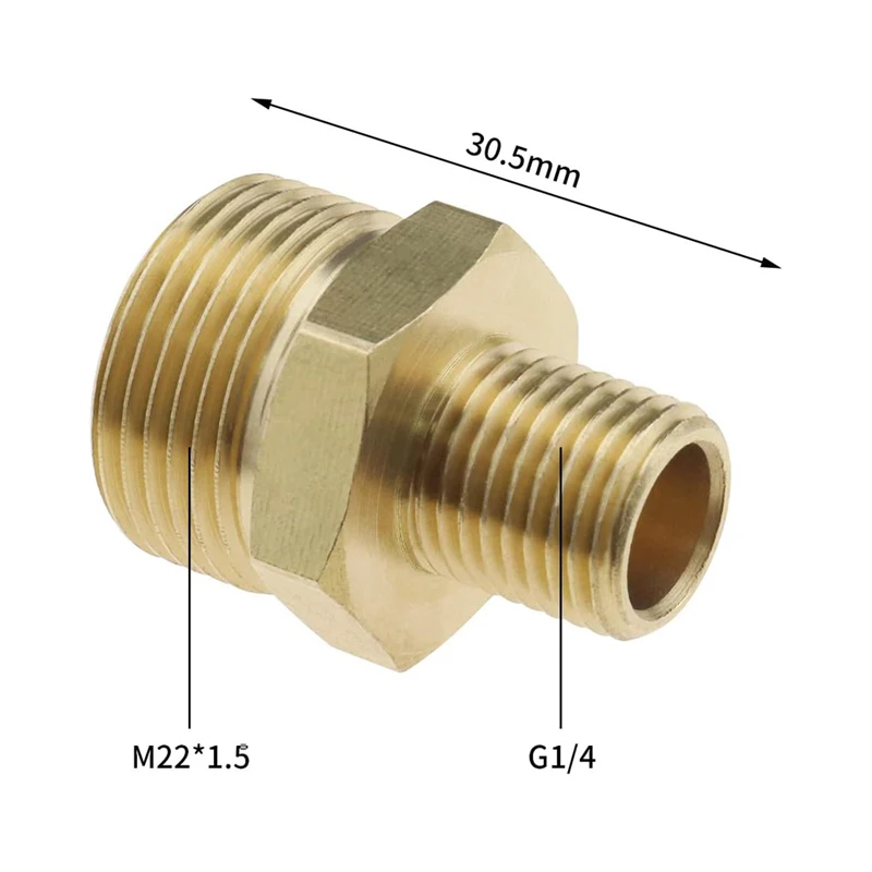 

Адаптер для мойки высокого давления DCNB M22*1.5 to 1/4