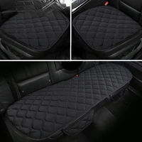 plush car seat cover set universal vehicle seat cushion mat 4 season chair protector pad auto interior accessories car products