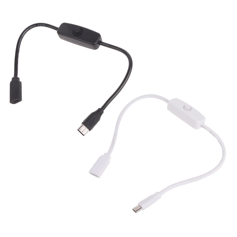 

Type C Splitter Cable Charging Cable with On Off Button 4A Power Supply