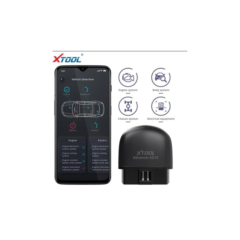 

Диагностический сканер XTOOL AD10 ELM327