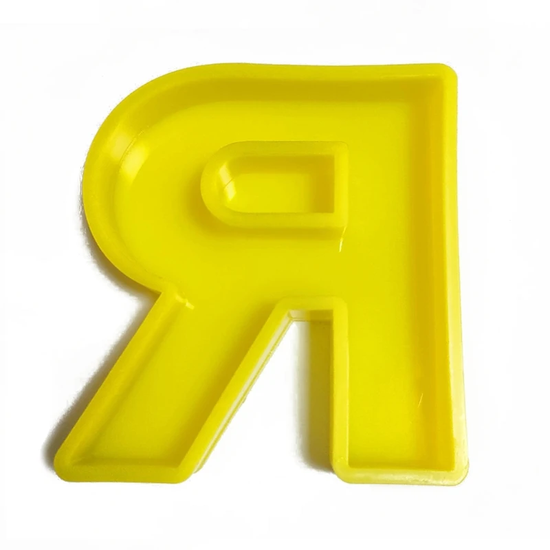 

Handmade Tabletop Alphabet Decoration Resin Casting Mold DIY Crafts Polymer Clay Epoxy Mold Handicrafts Silicone Mould