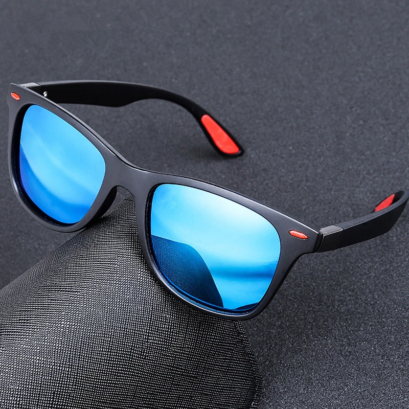 

Polarized Men Sunglasses Fashion Brand Designer Women Driving Square Frame Sun Glasses Male Goggle Shades Coating Mirror Female