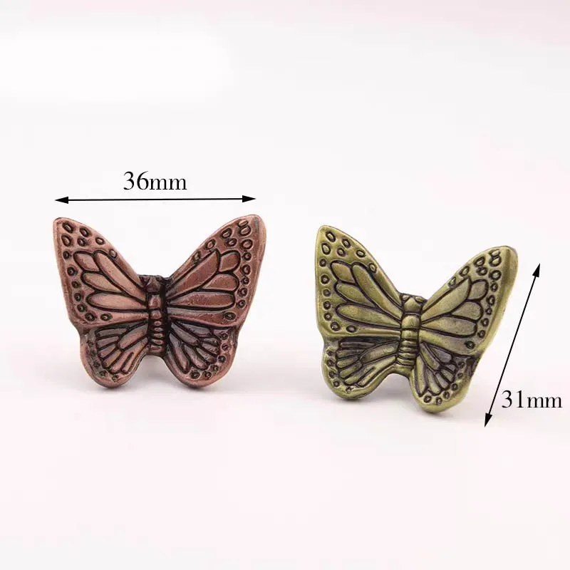 Винтажная креативная ручка в виде бабочки из бронзы