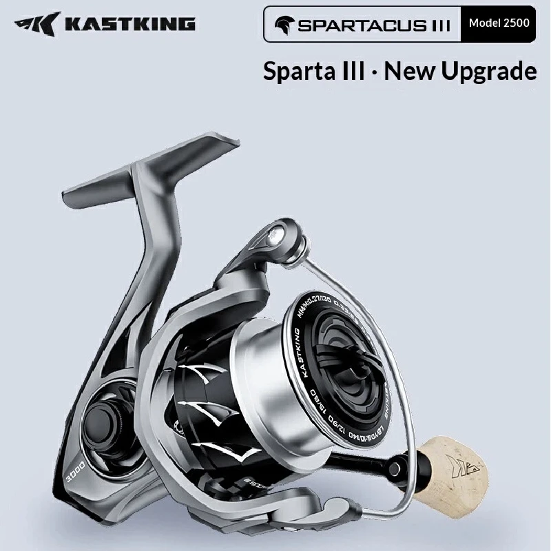 Фото Катушка спиннинговая Kastking Sparta 3 Long Cast с мелкой шпулей, легкая, высокопрочная, универсальная, для микроприманок, для ловли морского окуня. №4