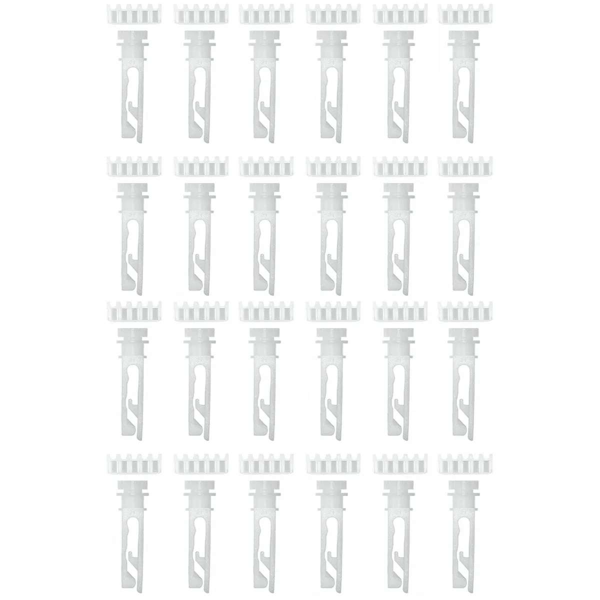 

24 Sets Practical Vertical Blinds Repair Parts Vertical Curtain Repairing Pulley