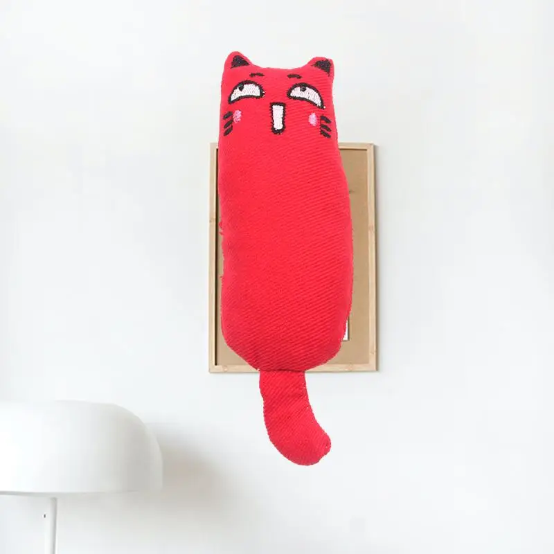 

Adorable 3D Cartoon Cat Toy with Cat Mint - The Perfect Playmate for Your Cute Feline Companion