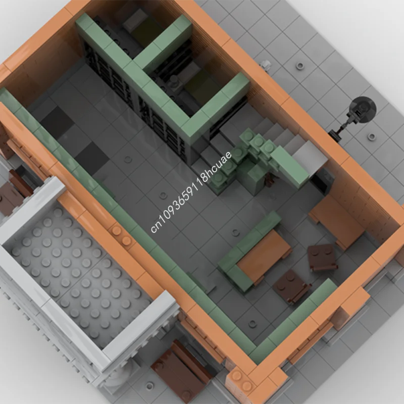 2379 шт. MOC Andy Griffith Show Jailhouse, строительные блоки, сделай сам, сборка, креативная идея, образовательный кирпич, детская рождественская игрушка в подарок (art.: 3920d2a2f73bf) - 3920d2a2f73bf