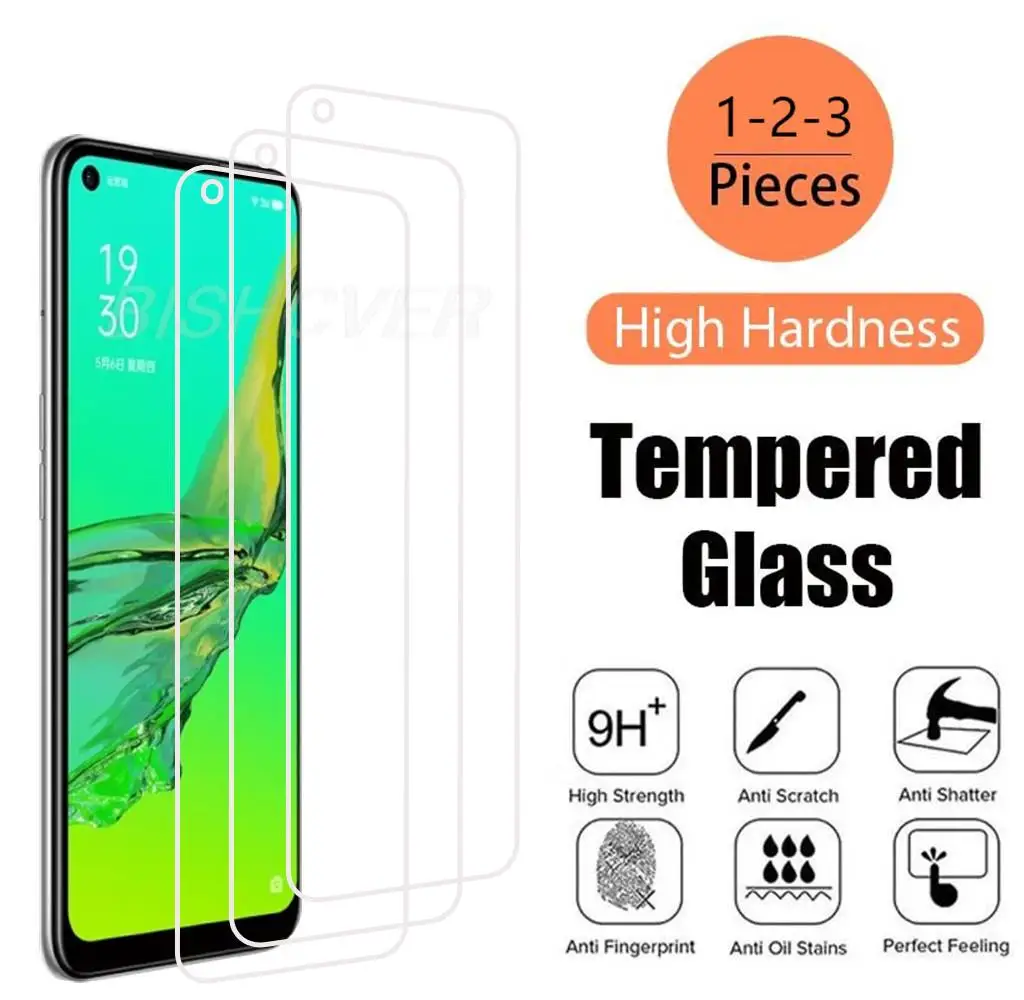 

For OPPO A53 A53s 4G HD Tempered Glass Protective On For Oppo A11s 6.5" CPH2127 CPH2131 Phone Screen Protector Film Cover