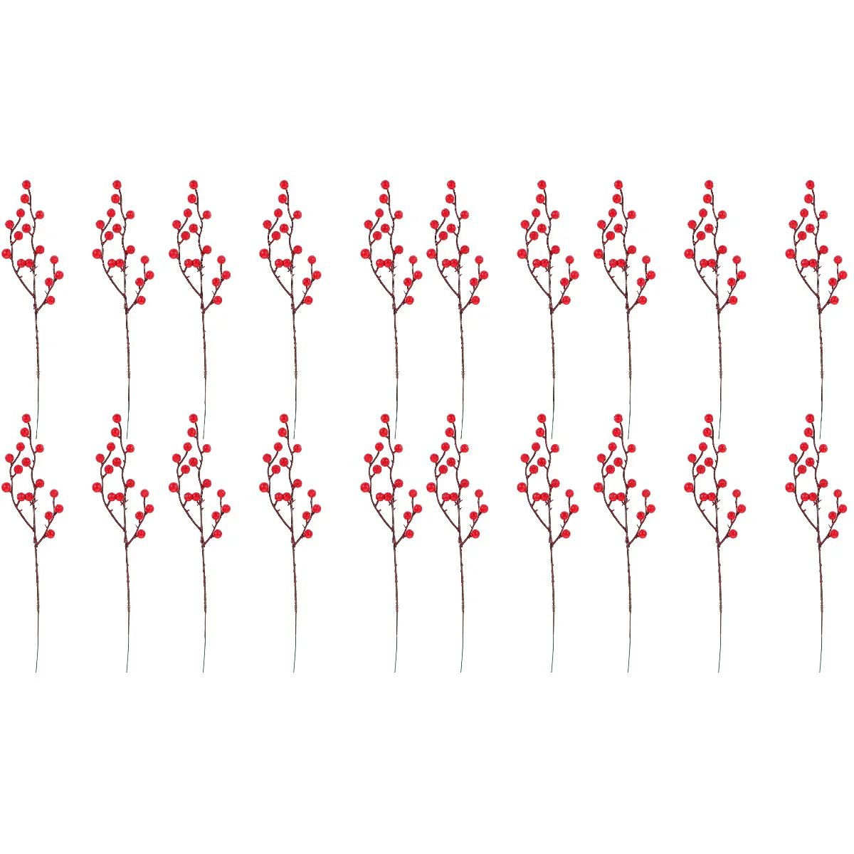 

Christmas Picks Berry Artificial Stems Floral Pine Winterornaments Flower Holiday Branches Wreath Stem Diy Holly Home Branch