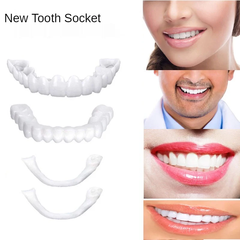 

Upper and Lower Suits for Men and Women with The Same Type of Resin Dentures Simulation Braces Perfectly Fit Teeth Beauty Tools
