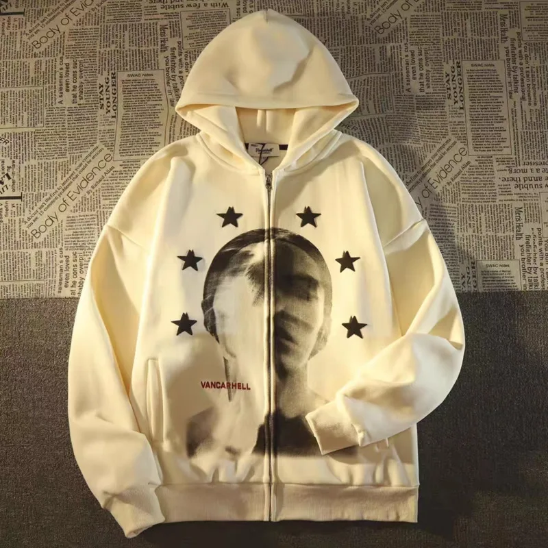 Модная одежда в стиле хип-хоп Y2k новинка 2023 уличная оверсайз для пар эстетический