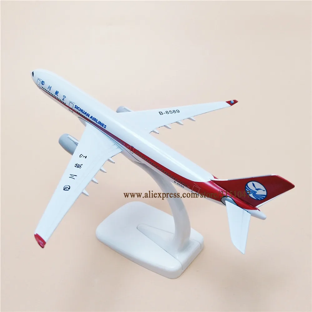

20cm Air China SiChuan Airlines Airbus 330 A330 Airways Airplane Model Plane Alloy Metal Aircraft Diecast Toy Kids Gift