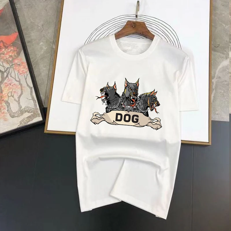 

Praised Cool Dogs Print Summer Luxury Brand T-shirt For Men's/Women's Short Sleeved Tops Fashion Casual Graphic OversizedClothes