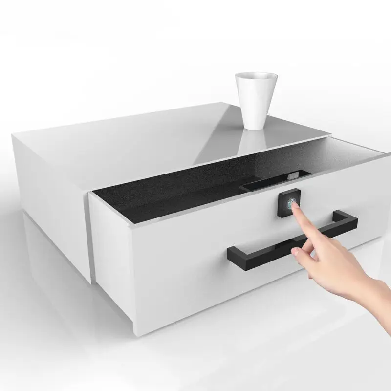 

Intelligent Fingerprint Lock Drawer Lock Shoe Cabinet Letter Box Fingerprint Lock Semiconductor Fingerprint Lock