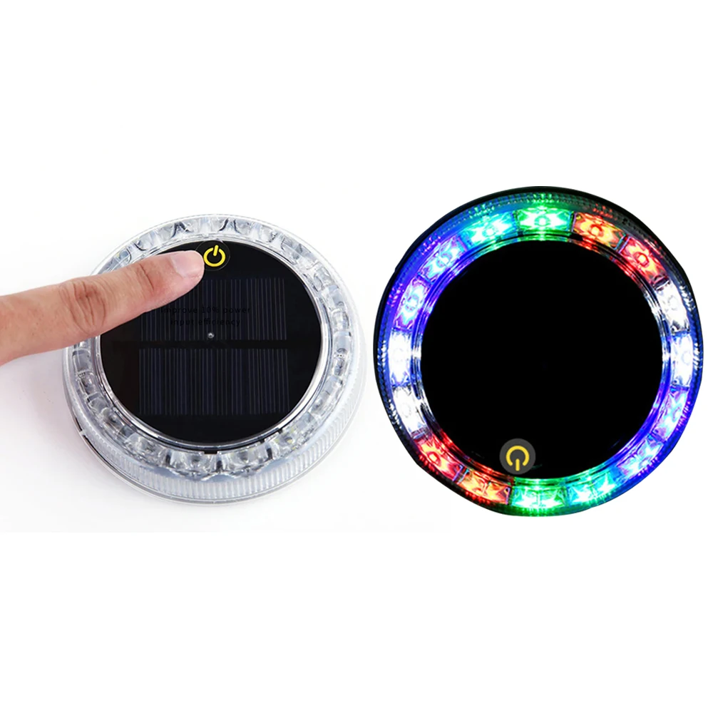 

Trailer Lights Led Lights for Vehicles Truck Taillight Solar Charging Magnetic RGB Warning Lamp Night Car Side Flash Signal Lamp