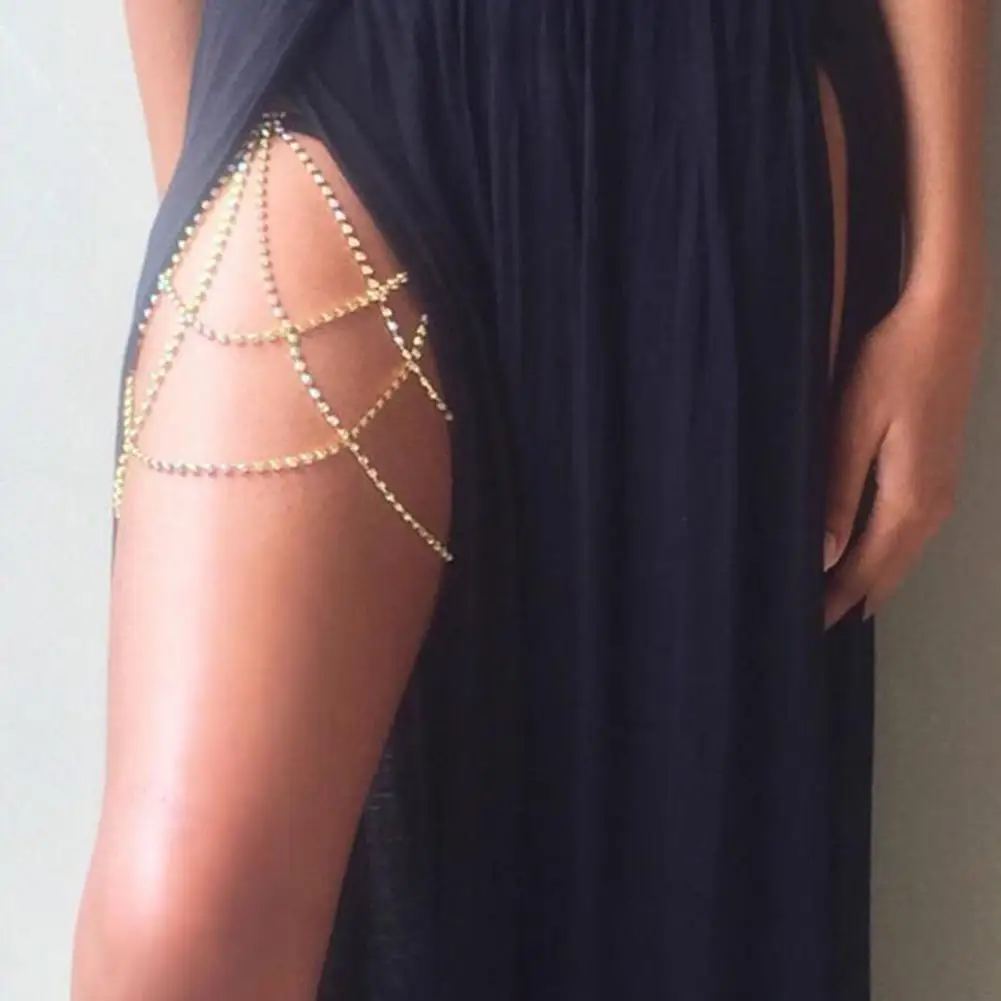 

Женское популярное долговечное блестящее кольцо с цепочкой для ног, изящное кольцо для вечерние