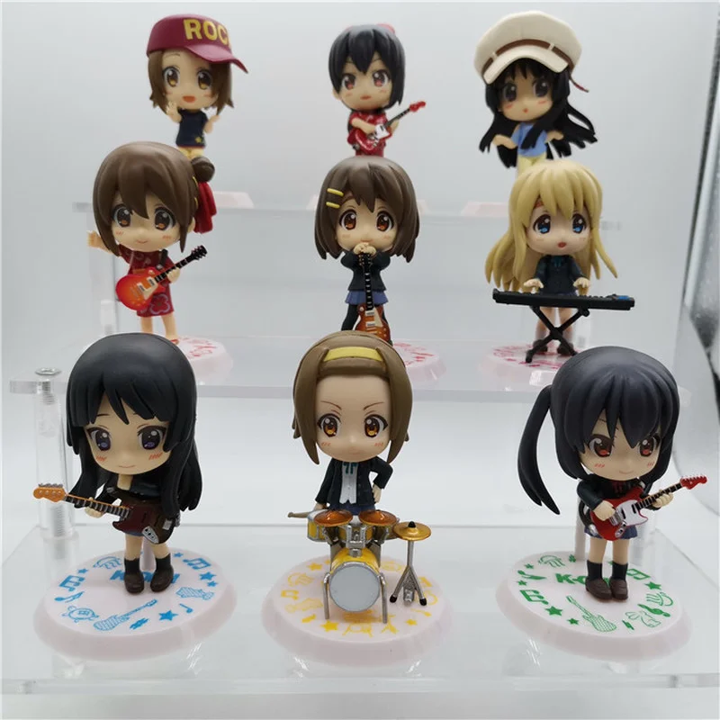 

Genuine K-ON Figure Model Hirasawa Yui Nakano Azusa Capsule Toys Ornaments Fantasy Figurines Tabletop Decoration Kids Present