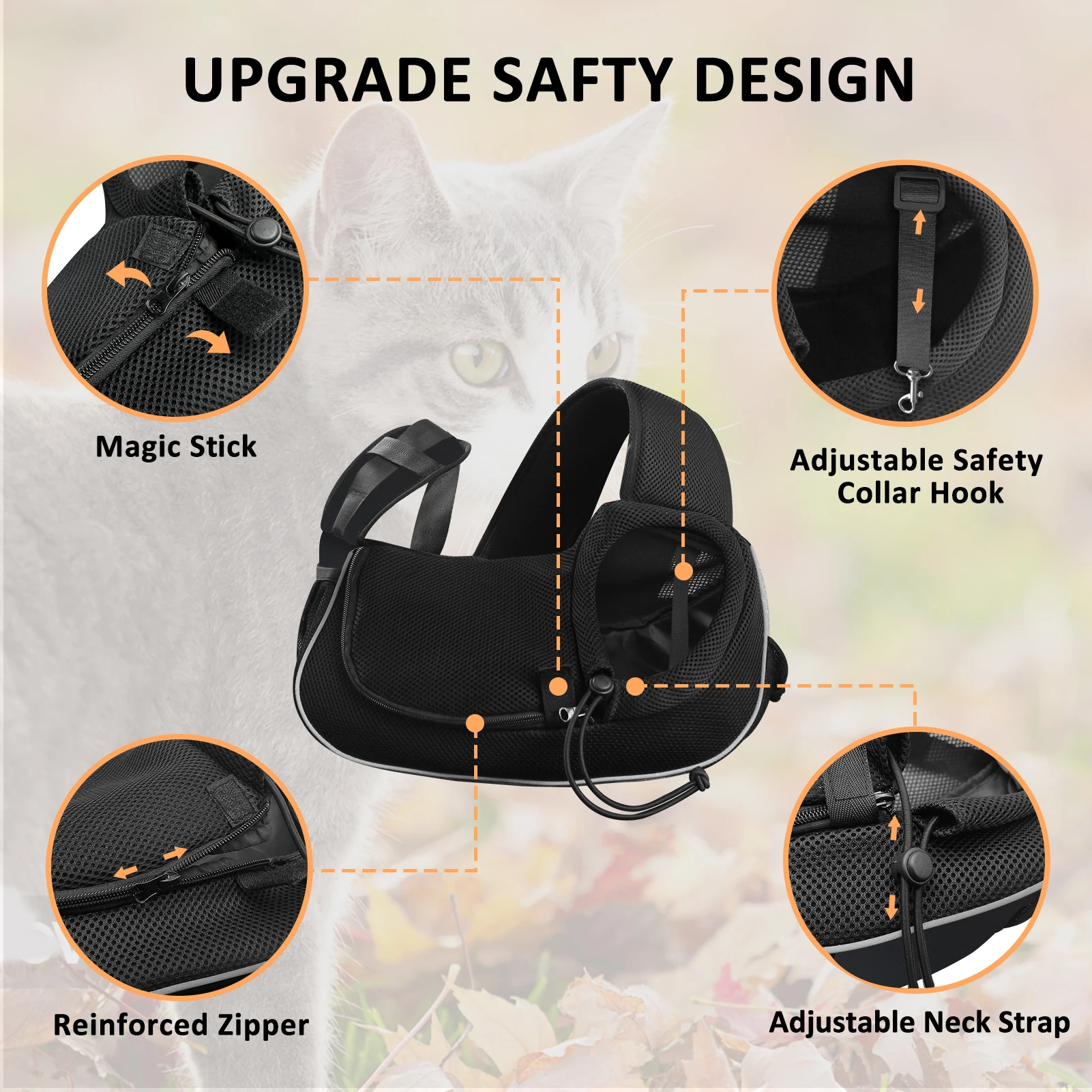 Переноска для собак Aosbos путешествий переноска домашних животных щенков без рук