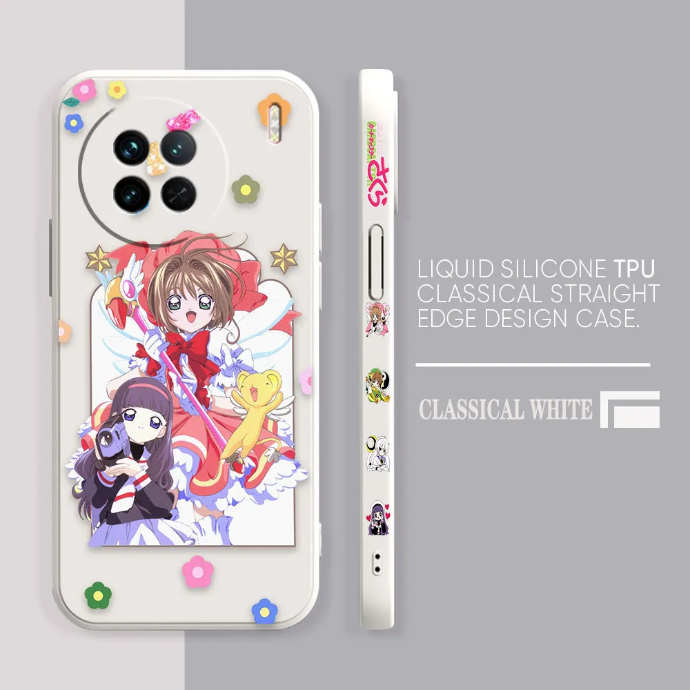 Japan Anime Card Captor Sakura Case For VIVO X21I X21S X23 X27 X30 X50 X60 X70 X80 X90 5G PRO PLUS Colour Case Funda Shell Capa