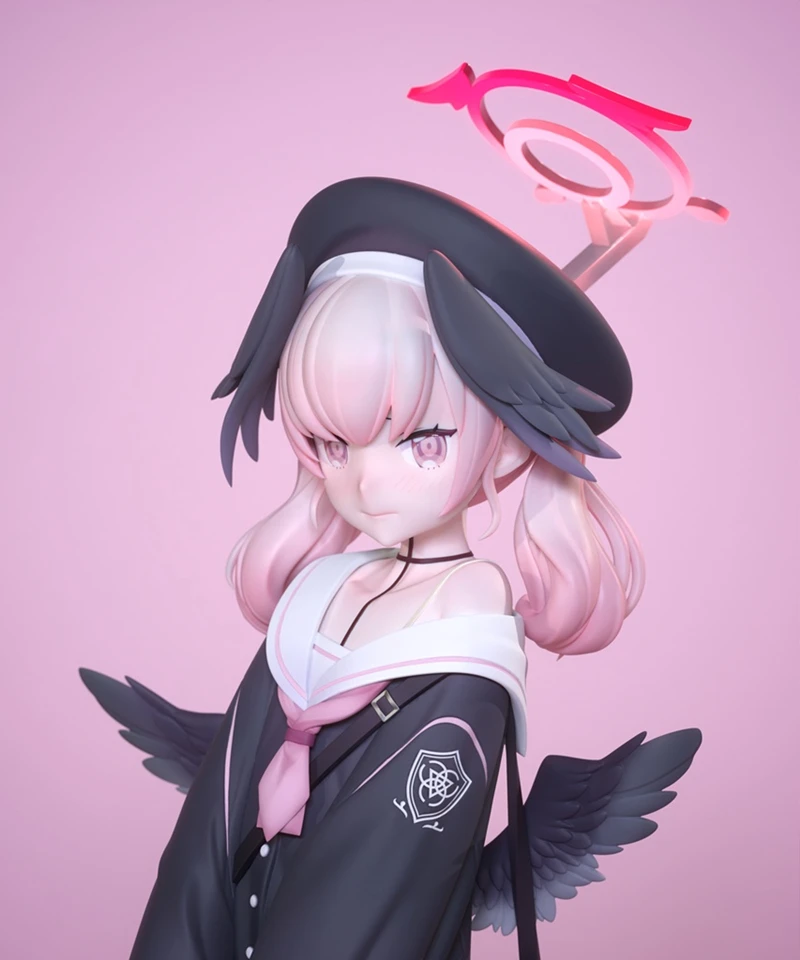 Набор фигурок из смолы Blue ルールーブ ハハハル ル 1/7 неокрашенный комплект для гаража