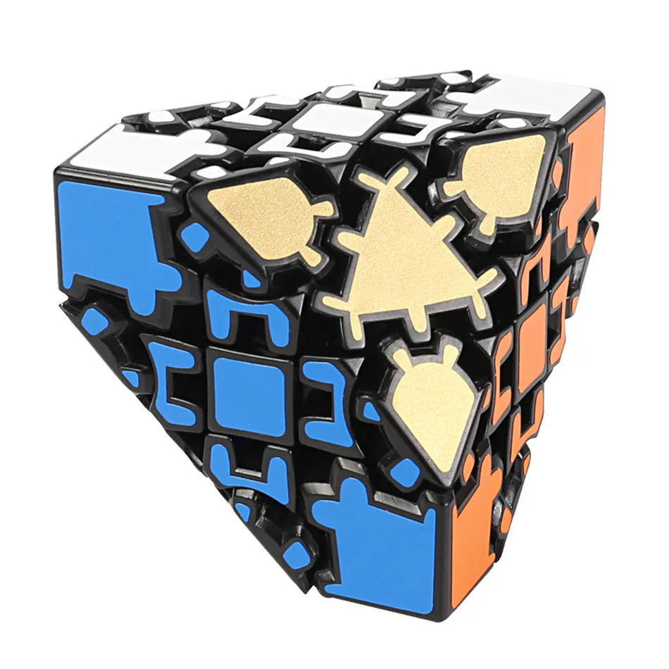 

Lanlan Gear Truncated Speed Cube Black Cube Magic Educational Professional Cubo Magico Puzzle Toy For Children Kids Gift Toy