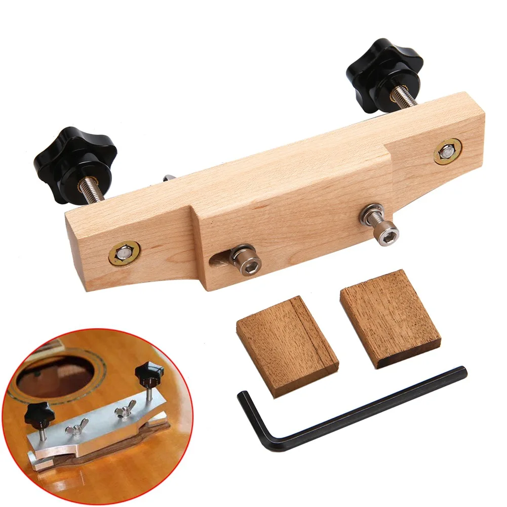 

Guitar Bridge Clamp Wooden Guitar Bonding Clip Repair Tool Guitar Code Bonding Fixture Folk Classical Guitar Bridge Replacement