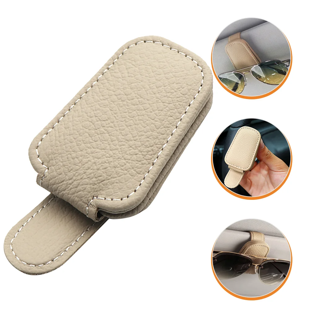 

Car Sunglass Frame Visor Organizer Sunglasses Mount Holder Eyeglass Hanger Clip Multifunction Eyeglasses