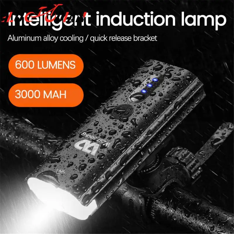 

3000mah Bike Light Rainproof USB Charging Bicycle Light 600LM LED Cycling Lights Front Lamp Headlight Ultralight Flashlight