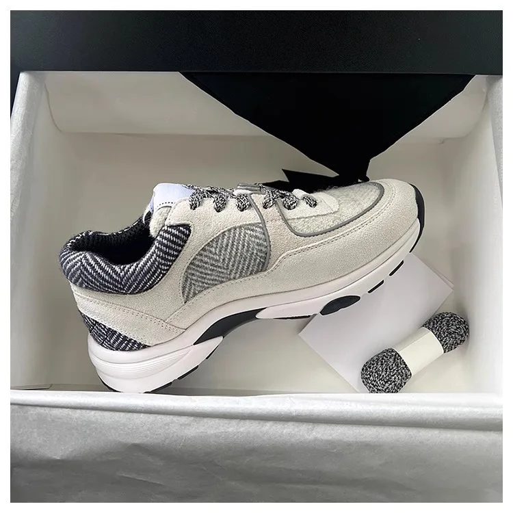 Женские туфли для папы на толстой подошве спортивная обувь со светоотражающими