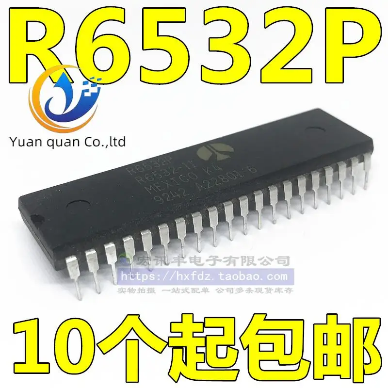

2pcs original new R6532P R6532AP R6532GD DIP-40 microcontroller