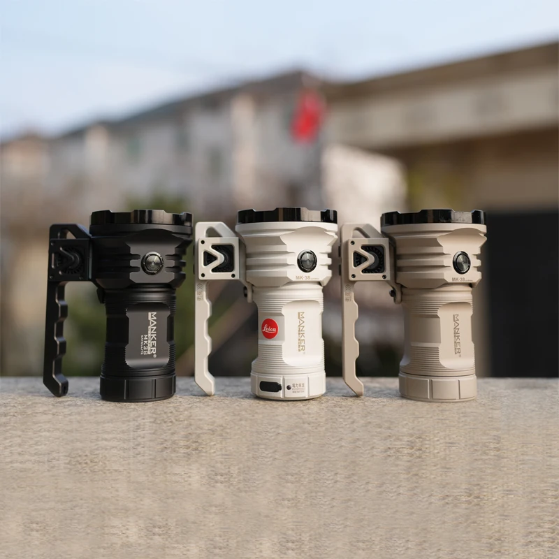 Многофункциональный ручной фонарик Manker MK38 серый 45000 люмен CREE XHP70.2 LUMINUS SFT40 - купить