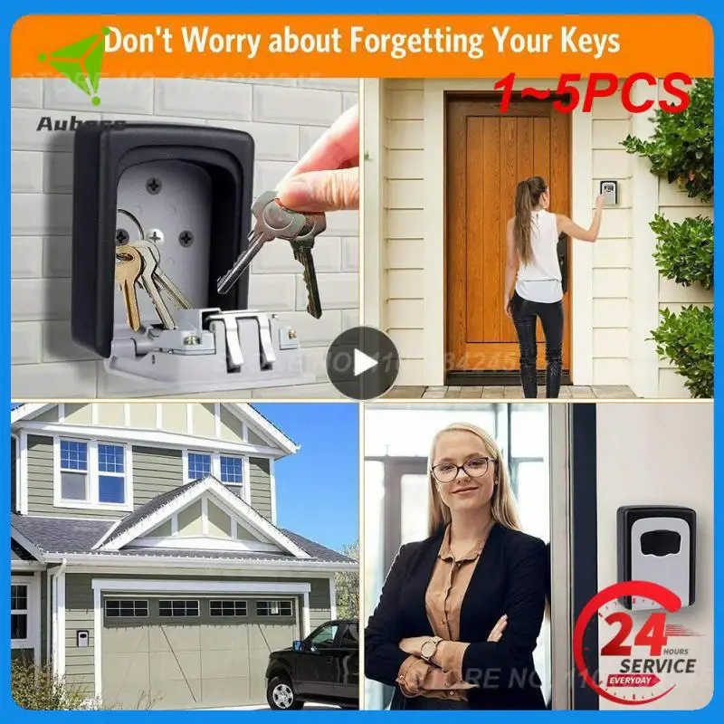 

1-5 шт., коробка-органайзер для хранения ключей