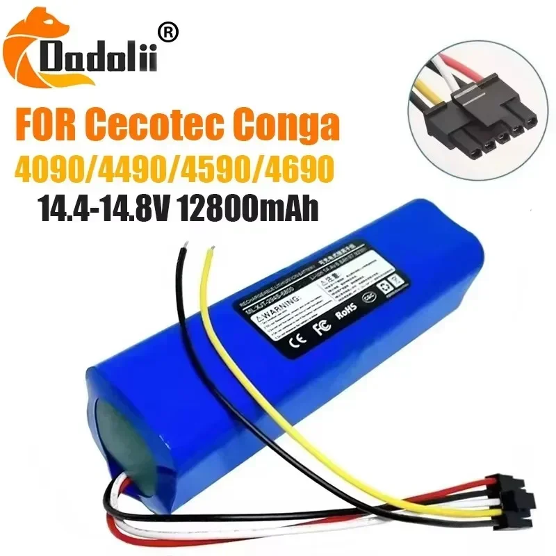 Фото CECOTEC CONGA 4090 4490 4690 4590 14,8 В 12800 мАч Аккумулятор для робота-швабры — модель Netease интеллектуального производства NIT №1