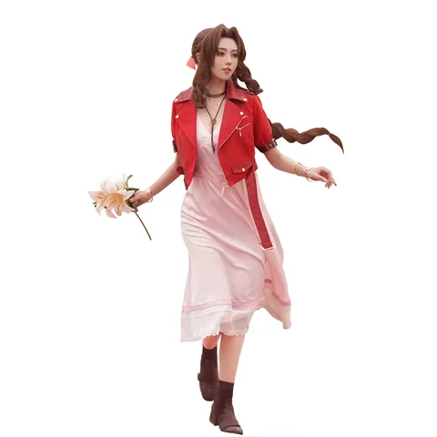 Aerith DokiDoki-R женский косплей костюм