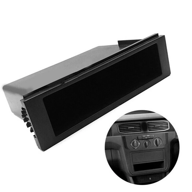 Universal Car Double 1 Din Dash Cup Holder Storage Box Plastic for Stereo Radio |