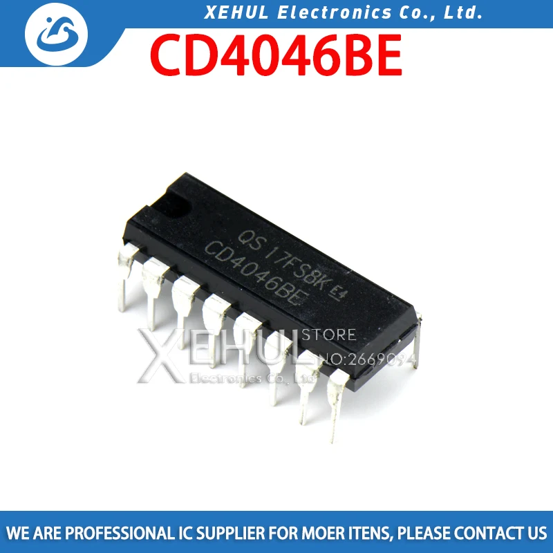 

100PCS CD4046BE DIP16 CD4046 DIP new and original IC