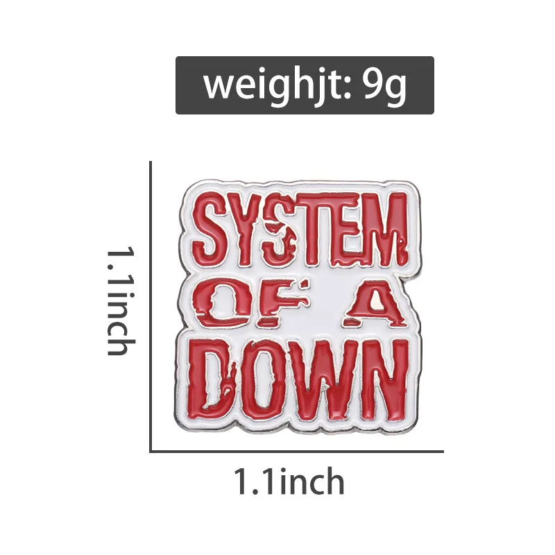 Эмалированная брошь для рюкзака