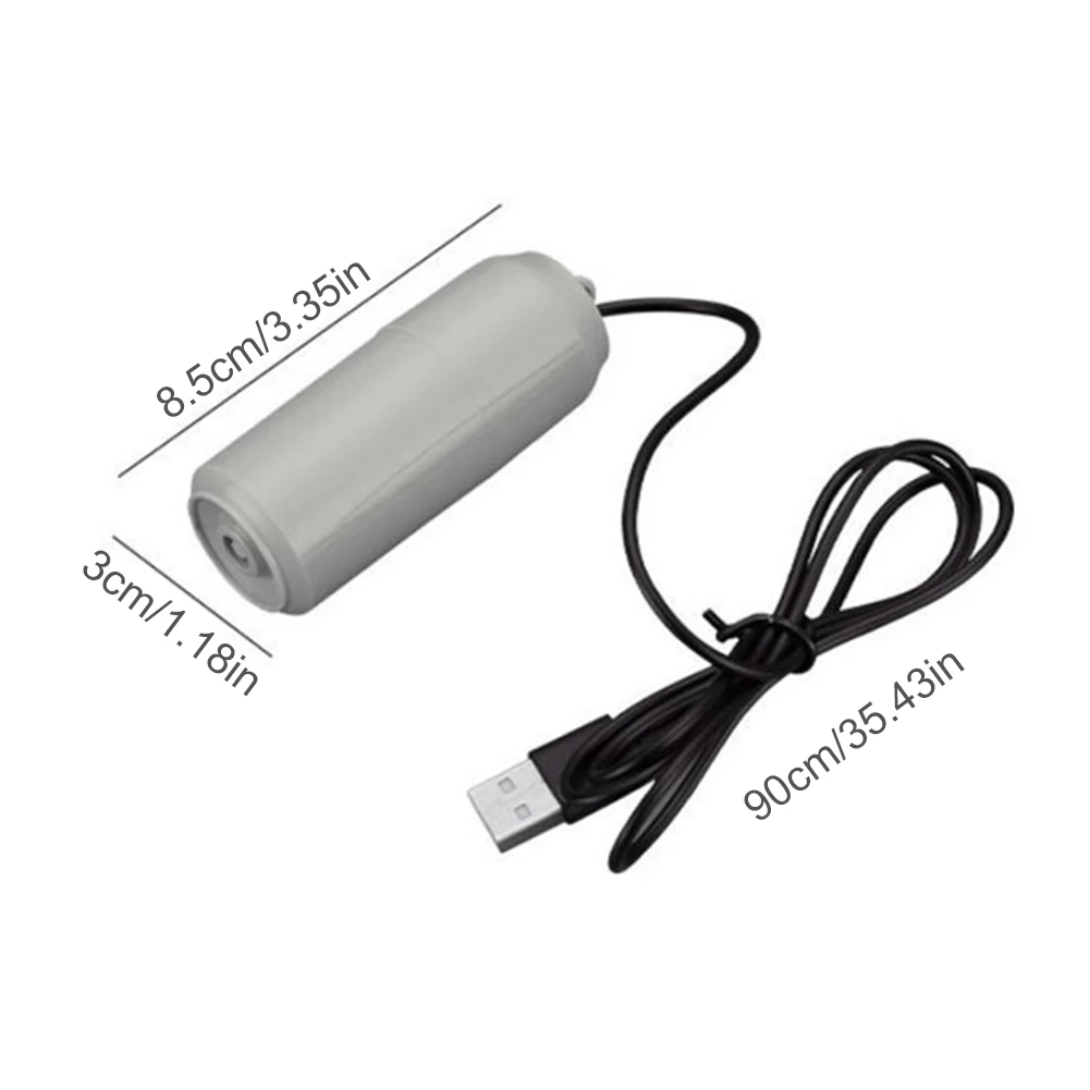 Аквариумный кислородный воздушный насос аквариумный бесшумный компрессор USB