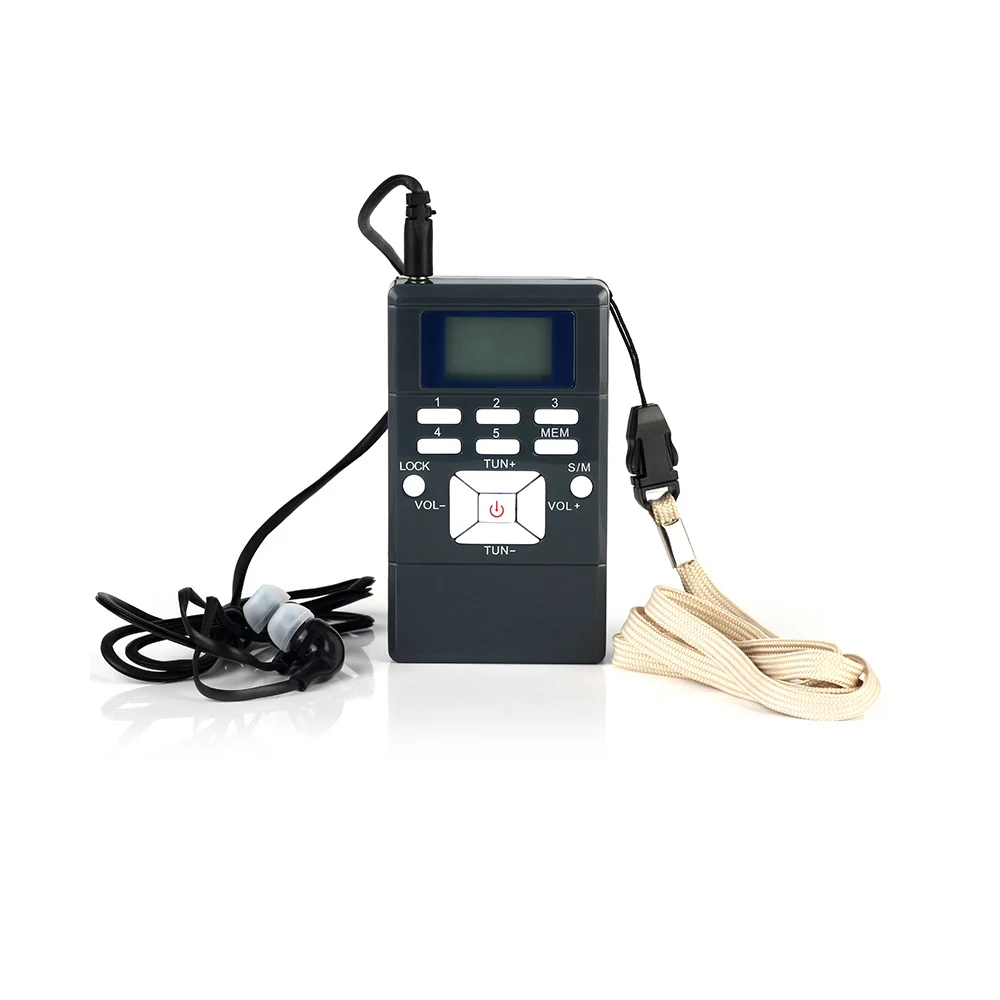 

Mini Digital Stereo LCD Frequency Modulation Car FM Radio Digital Signal Wireless Receiver Player with Earphone