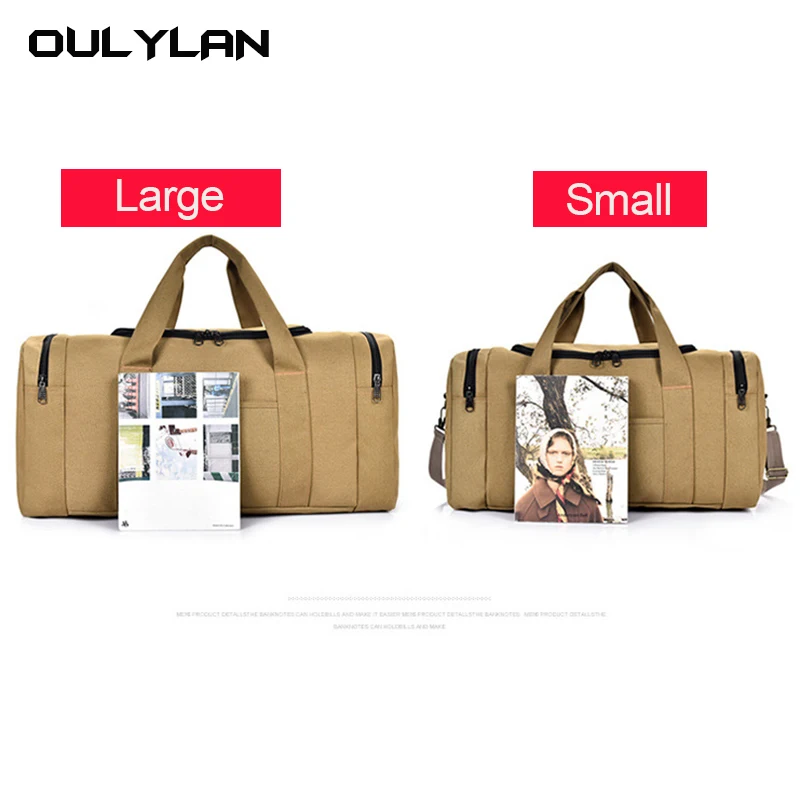 

Fashion Canvas Hiking Camping Bag Man Women Multifunctional Backpacks Outdoor Handbag Unisex Thick Multifunctional Bag Two Size