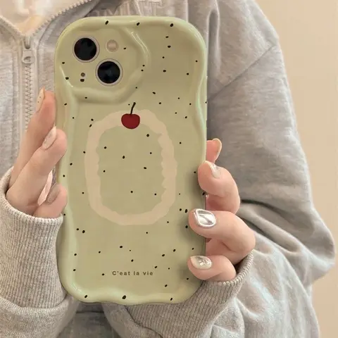 Чехол для телефона «Зеленый яблоко» для Samsung Galaxy S25 S24 S23 Ultra S20 FE S21 Plus A05 A10 A11 J7 J2 Prime G530 Мягкий силиконовый чехол