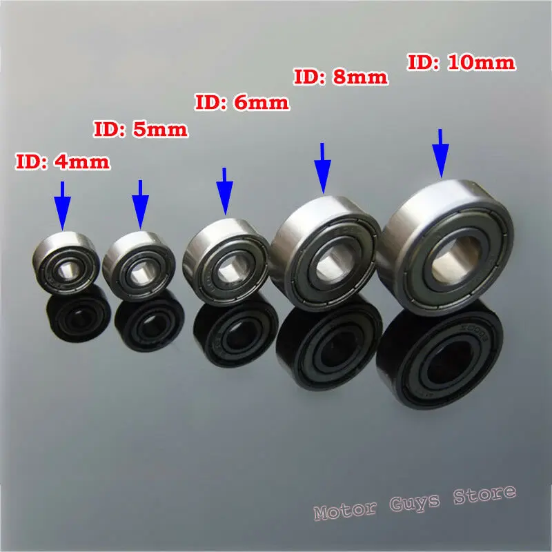 4mm 5mm 6mm 8mm 10mm Diameter NMB Steel Bearing Motor Grade Bearing DIY RC Car Robot Toy Model Kugel Rollenlager