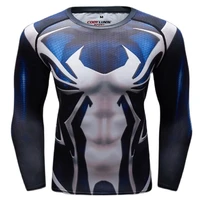 new bodybuilding sportswear top superior quality high elastic sporty t shirt basketball running sport long sleeve tee shirt