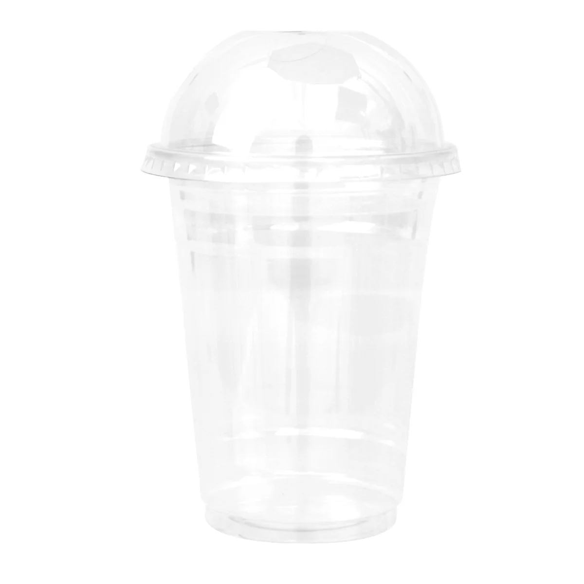 

20pcs Transparent Cup Cups Cold Drinks Takeaway Packaging (with Dome Lid)