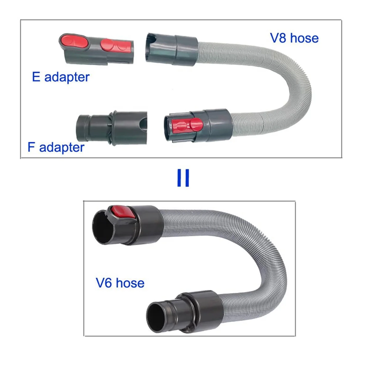 Фото AD24 2 шт. адаптер для Dyson Erconvert V6 V7 V8 V10 к V6 DC30, DC31, DC34, DC35, DC44, DC45, DC56, DC57 серии DC №2